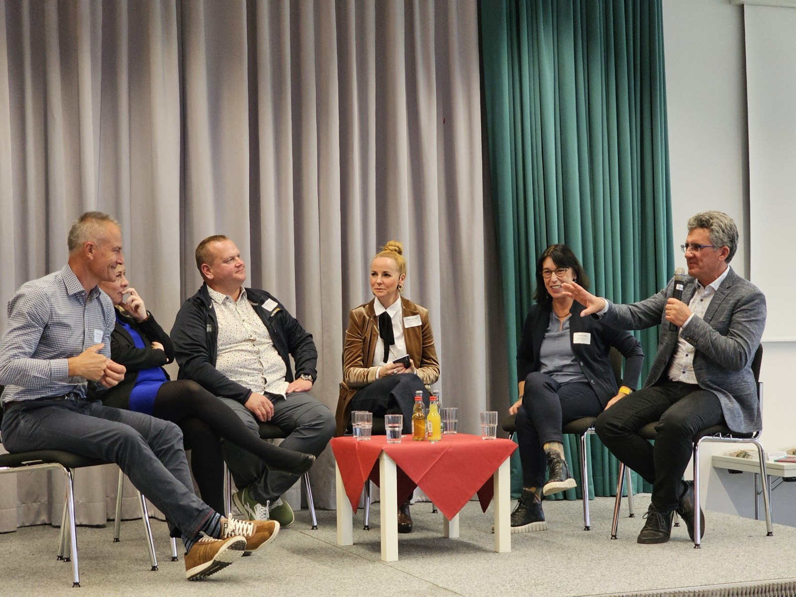Podiumsdiskussion beim Tag der Gesunden Arbeit, Ernst-Abbe-Hochschule Jena